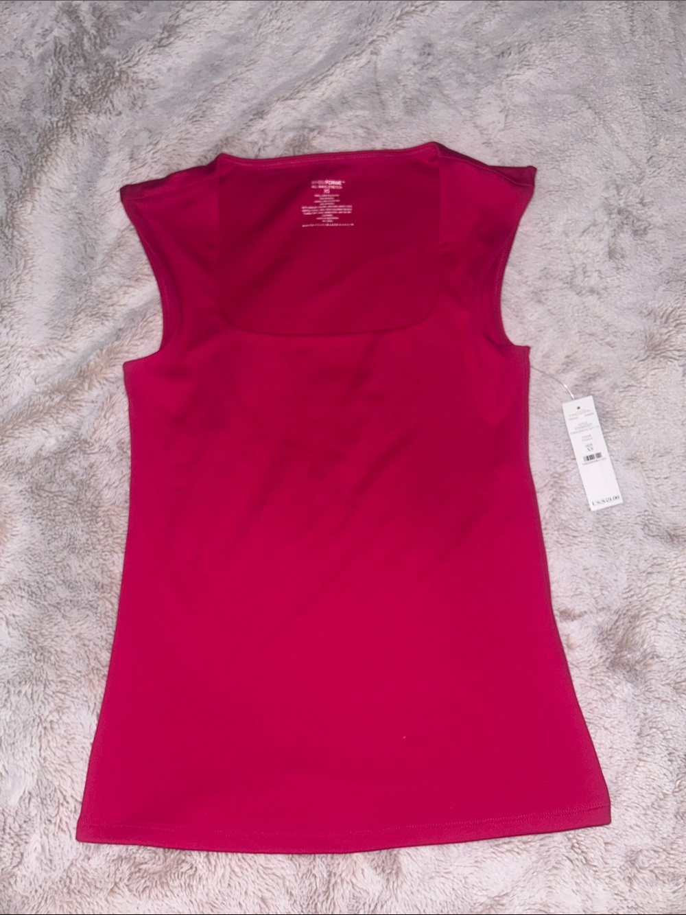 NWT WHBM FORME™ All Ways Stretch Square Neck Top - Picture 4 of 4